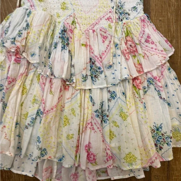 LoveShackFancy White Floral Dress - Picture 3 of 8